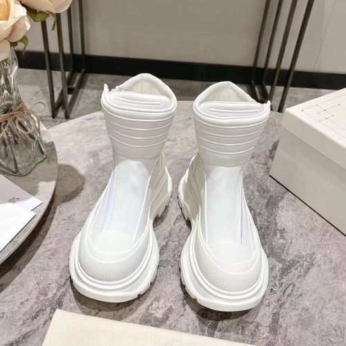 Replica Alexander McQueen Boots For Women #1258159 $130.00 USD for Wholesale