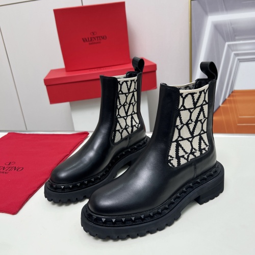 Replica Valentino Boots For Women #1258195, $105.00 USD, [ITEM#1258195], Replica Valentino Boots outlet from China