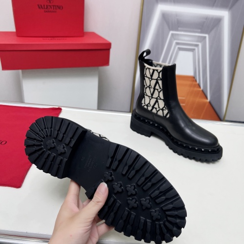 Replica Valentino Boots For Women #1258195 $105.00 USD for Wholesale