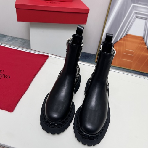 Replica Valentino Boots For Women #1258195 $105.00 USD for Wholesale