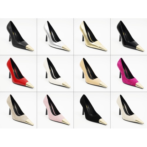 Replica Yves Saint Laurent YSL High-Heeled Shoes For Women #1258314 $102.00 USD for Wholesale