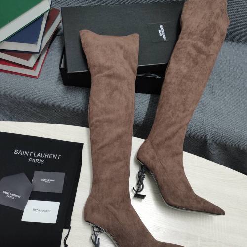 Replica Yves Saint Laurent YSL Boots For Women #1258405 $145.00 USD for Wholesale