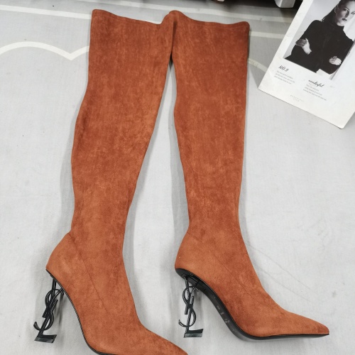 Replica Yves Saint Laurent YSL Boots For Women #1258406, $145.00 USD, [ITEM#1258406], Replica Yves Saint Laurent YSL Boots outlet from China