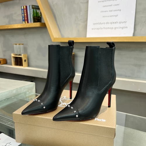 Replica Christian Louboutin Boots For Women #1258411, $140.00 USD, [ITEM#1258411], Replica Christian Louboutin Boots outlet from China