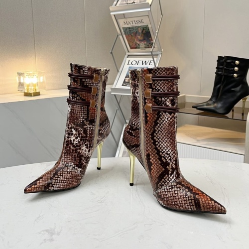 Replica Balmain Boots For Women #1258536 $108.00 USD for Wholesale