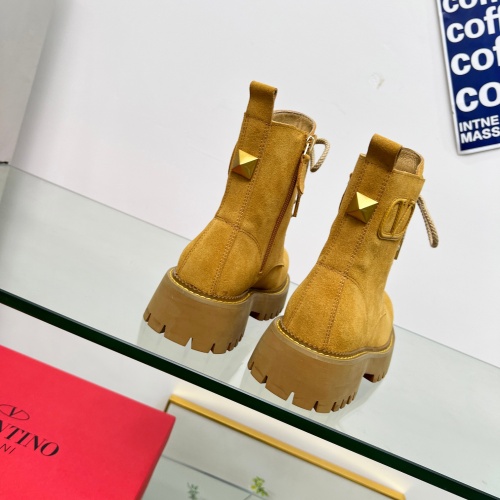 Replica Valentino Boots For Women #1258538 $112.00 USD for Wholesale