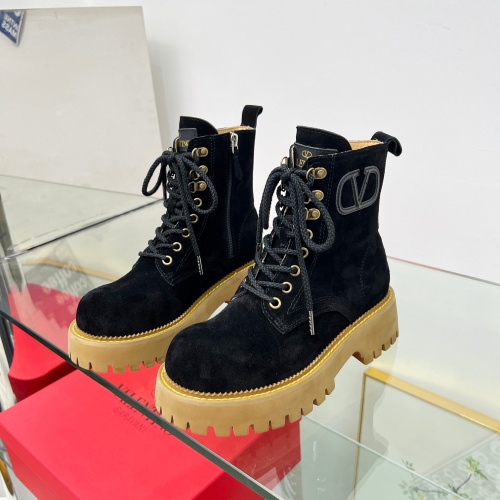 Replica Valentino Boots For Women #1258539, $112.00 USD, [ITEM#1258539], Replica Valentino Boots outlet from China