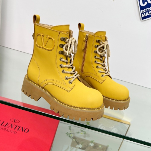 Replica Valentino Boots For Women #1258540 $112.00 USD for Wholesale