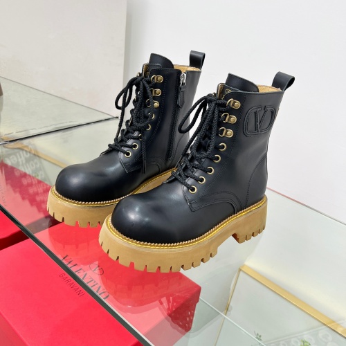 Replica Valentino Boots For Women #1258541, $112.00 USD, [ITEM#1258541], Replica Valentino Boots outlet from China