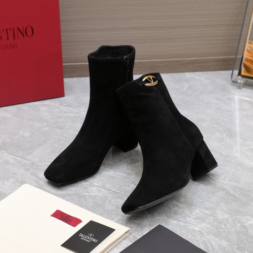 Replica Valentino Boots For Women #1258592 $130.00 USD for Wholesale