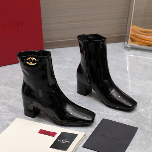 Replica Valentino Boots For Women #1258593 $130.00 USD for Wholesale