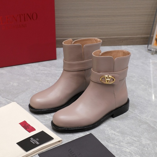 Replica Valentino Boots For Women #1258595, $130.00 USD, [ITEM#1258595], Replica Valentino Boots outlet from China