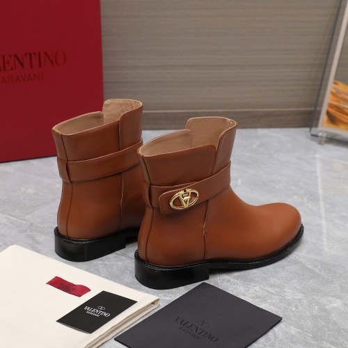 Replica Valentino Boots For Women #1258596 $130.00 USD for Wholesale