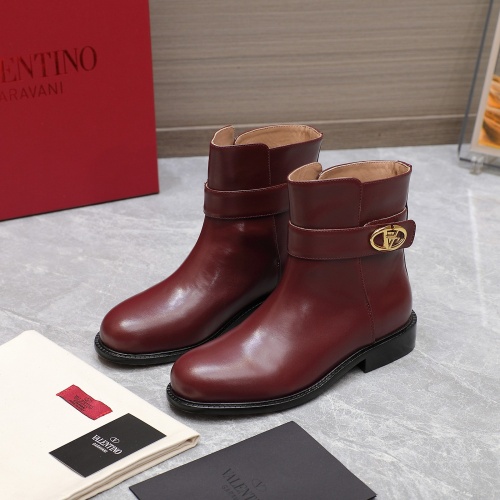 Replica Valentino Boots For Women #1258597, $130.00 USD, [ITEM#1258597], Replica Valentino Boots outlet from China