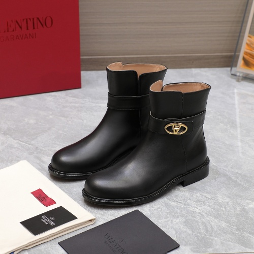 Replica Valentino Boots For Women #1258598, $130.00 USD, [ITEM#1258598], Replica Valentino Boots outlet from China