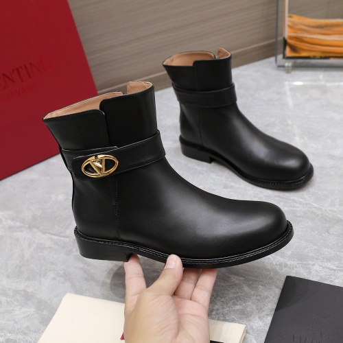 Replica Valentino Boots For Women #1258598 $130.00 USD for Wholesale