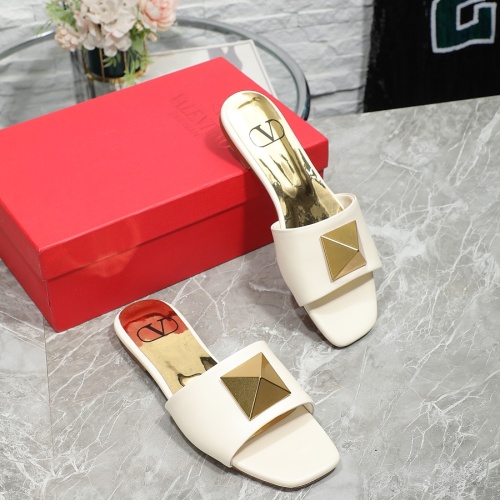 Replica Valentino Slippers For Women #1258713 $68.00 USD for Wholesale