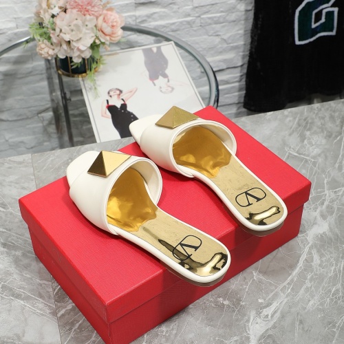 Replica Valentino Slippers For Women #1258713 $68.00 USD for Wholesale