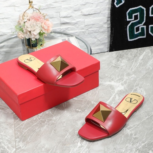 Replica Valentino Slippers For Women #1258715 $68.00 USD for Wholesale