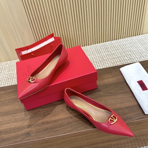 Replica Valentino Flat Shoes For Women #1259154 $102.00 USD for Wholesale