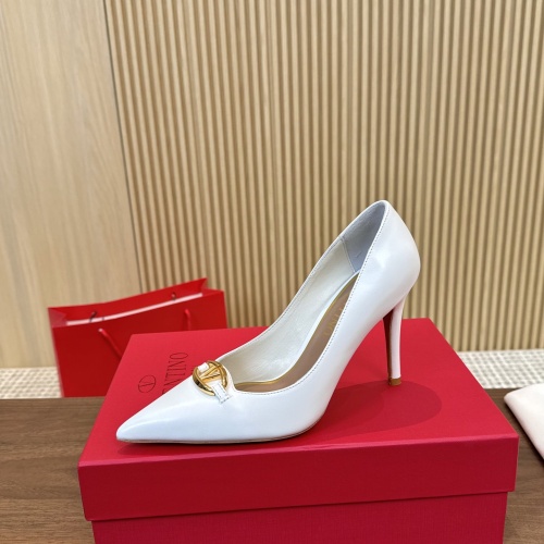 Replica Valentino High-Heeled Shoes For Women #1259170 $102.00 USD for Wholesale