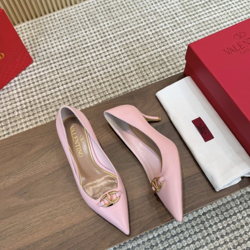 Replica Valentino High-Heeled Shoes For Women #1259171 $102.00 USD for Wholesale