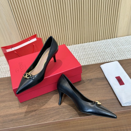 Replica Valentino High-Heeled Shoes For Women #1259177, $102.00 USD, [ITEM#1259177], Replica Valentino High-Heeled Shoes outlet from China