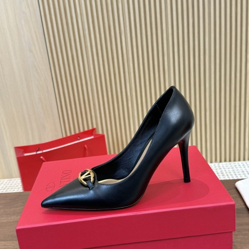 Replica Valentino High-Heeled Shoes For Women #1259178 $102.00 USD for Wholesale