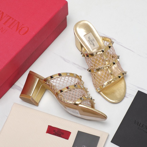 Replica Valentino Slippers For Women #1259182 $102.00 USD for Wholesale