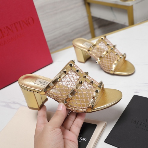 Replica Valentino Slippers For Women #1259182 $102.00 USD for Wholesale