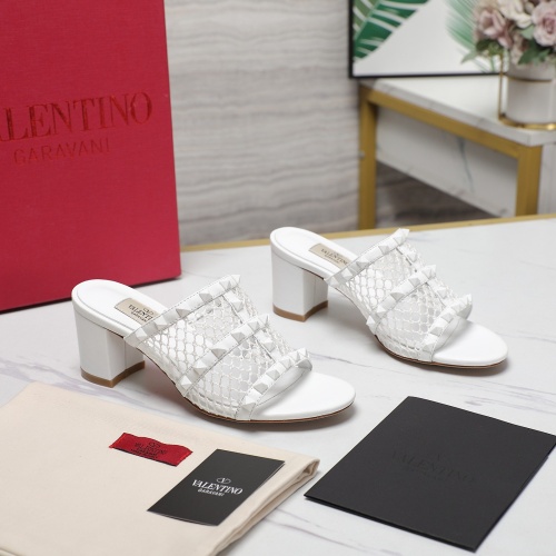 Replica Valentino Slippers For Women #1259183 $102.00 USD for Wholesale