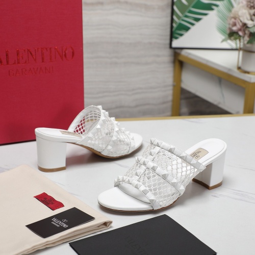 Replica Valentino Slippers For Women #1259183 $102.00 USD for Wholesale