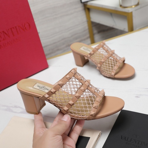 Replica Valentino Slippers For Women #1259184 $102.00 USD for Wholesale