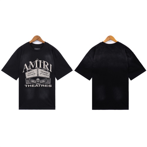 Replica Amiri T-Shirts Short Sleeved For Unisex #1259197, $34.00 USD, [ITEM#1259197], Replica Amiri T-Shirts outlet from China