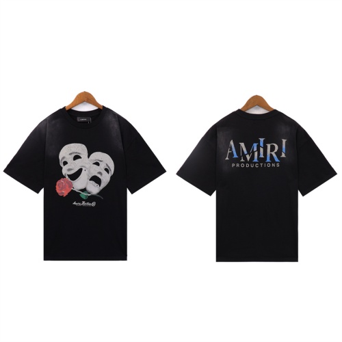 Replica Amiri T-Shirts Short Sleeved For Unisex #1259198, $36.00 USD, [ITEM#1259198], Replica Amiri T-Shirts outlet from China