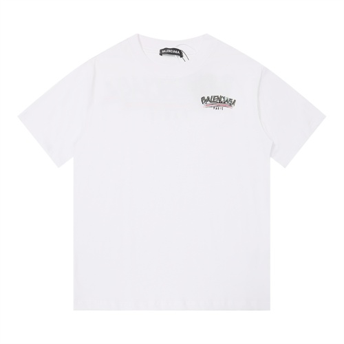 Replica Balenciaga T-Shirts Short Sleeved For Unisex #1259201, $36.00 USD, [ITEM#1259201], Replica Balenciaga T-Shirts outlet from China