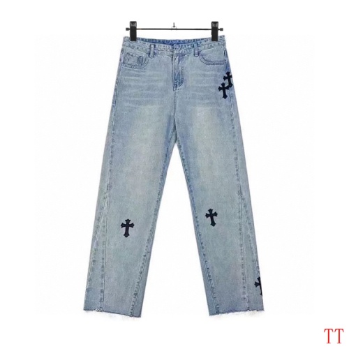 Replica Chrome Hearts Jeans For Men #1259388, $48.00 USD, [ITEM#1259388], Replica Chrome Hearts Jeans outlet from China