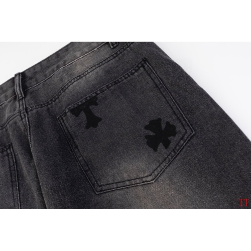 Replica Chrome Hearts Jeans For Men #1259392 $48.00 USD for Wholesale