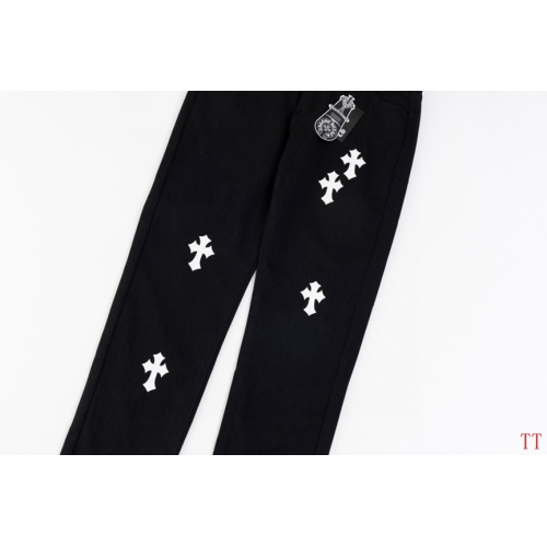 Replica Chrome Hearts Jeans For Men #1259393 $48.00 USD for Wholesale