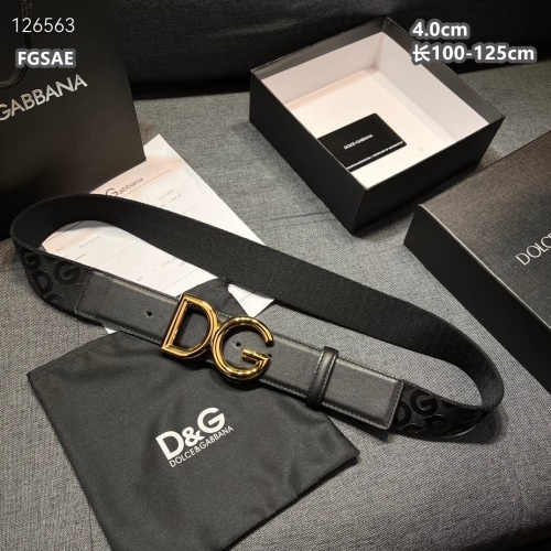 Replica Dolce & Gabbana D&G AAA Quality Belts For Men #1259402 $60.00 USD for Wholesale