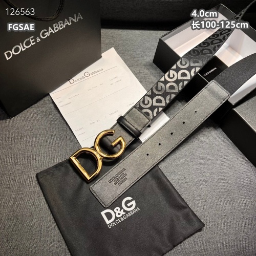 Replica Dolce & Gabbana D&G AAA Quality Belts For Men #1259402 $60.00 USD for Wholesale