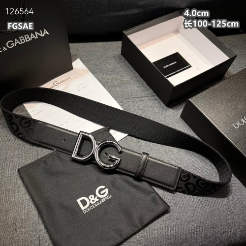 Replica Dolce & Gabbana D&G AAA Quality Belts For Men #1259403 $60.00 USD for Wholesale