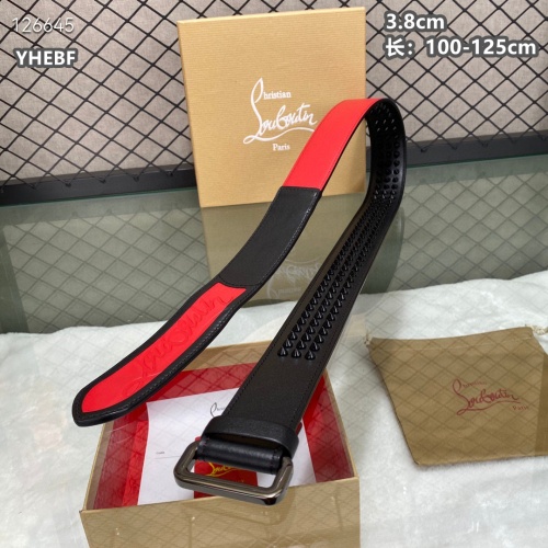 Replica Christian Louboutin CL AAA Quality Belts For Men #1259422 $98.00 USD for Wholesale