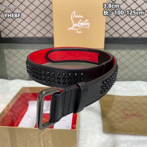 Replica Christian Louboutin CL AAA Quality Belts For Men #1259422 $98.00 USD for Wholesale