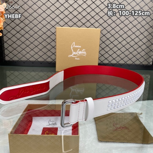 Replica Christian Louboutin CL AAA Quality Belts For Men #1259423 $98.00 USD for Wholesale