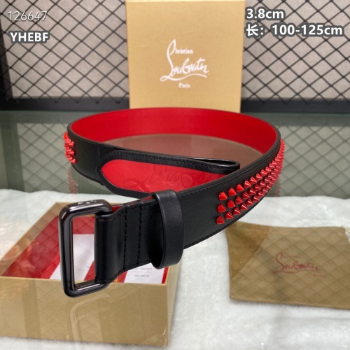 Replica Christian Louboutin CL AAA Quality Belts For Men #1259424, $98.00 USD, [ITEM#1259424], Replica Christian Louboutin CL AAA Quality Belts outlet from China