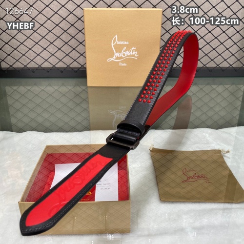 Replica Christian Louboutin CL AAA Quality Belts For Men #1259424 $98.00 USD for Wholesale