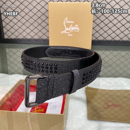 Replica Christian Louboutin CL AAA Quality Belts For Men #1259425, $98.00 USD, [ITEM#1259425], Replica Christian Louboutin CL AAA Quality Belts outlet from China