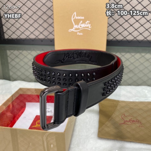 Replica Christian Louboutin CL AAA Quality Belts For Men #1259426, $98.00 USD, [ITEM#1259426], Replica Christian Louboutin CL AAA Quality Belts outlet from China