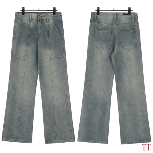 Replica Balenciaga Jeans For Men #1259448, $48.00 USD, [ITEM#1259448], Replica Balenciaga Jeans outlet from China